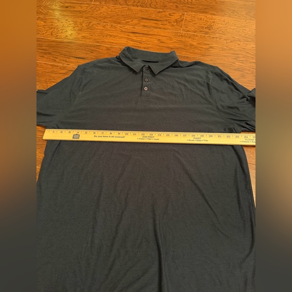 Vuori Polo Shirt Mens XL/2XL Blue Strato Tech Performance Golf Athletic V188 - Picture 5 of 7
